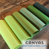 Canvas Green Tones Bundle - 18 pcs.